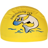 Шапочка для плавания детская Дельфин (ПУ) (желтая) (198-028) E41276