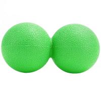 Массажер двойной мячик (зеленый) (ТПР) B32209