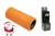 Цилиндр массажный оранжевый с ремешком для йоги в подарок (Арт. FT-NYG-006)