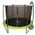 Батут DFC JUMP 14ft складной, сетка, чехол, green (427см)