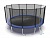 Батут с внешней сеткой и лестницей EVO JUMP External 16ft (Blue) + нижняя сеть